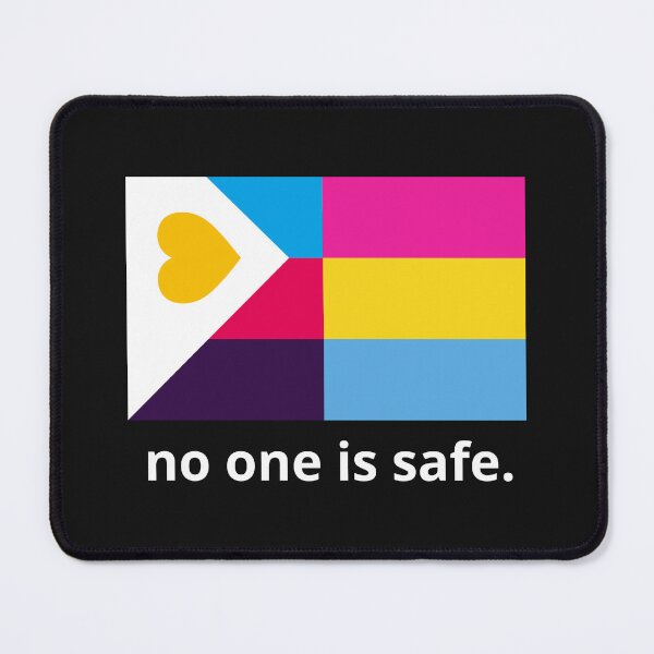 Item preview, No One Is Safe – Funny Polyamorous Pansexual designed and sold by Furia LGBTQ+ Accessories.