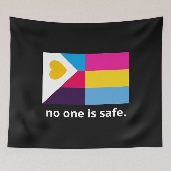 Item preview, No One Is Safe – Funny Polyamorous Pansexual designed and sold by Furia LGBTQ+ Accessories.