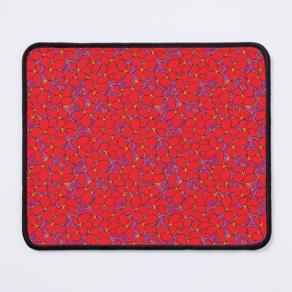 Item preview, Tutti flowers red version orange background designed and sold by GENEST-V.