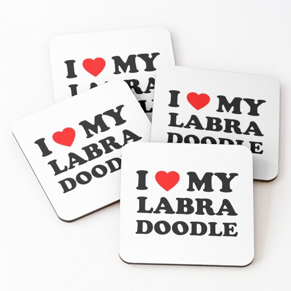 Item preview, I Love My Labradoodle Style NY Heart Dog Gift designed and sold by Guarddogdrive.