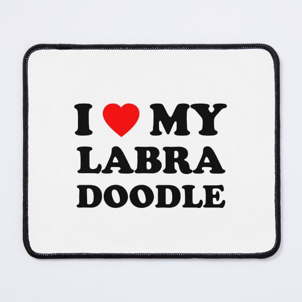 Item preview, I Love My Labradoodle Style NY Heart Dog Gift designed and sold by Guarddogdrive.