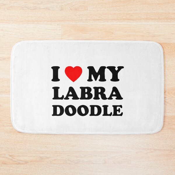 Item preview, I Love My Labradoodle Style NY Heart Dog Gift designed and sold by Guarddogdrive.