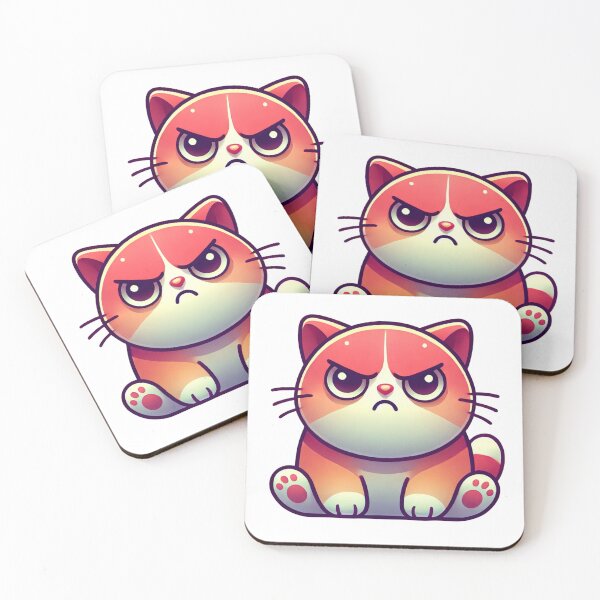 Item preview, Angry cat designed and sold by Vateira.