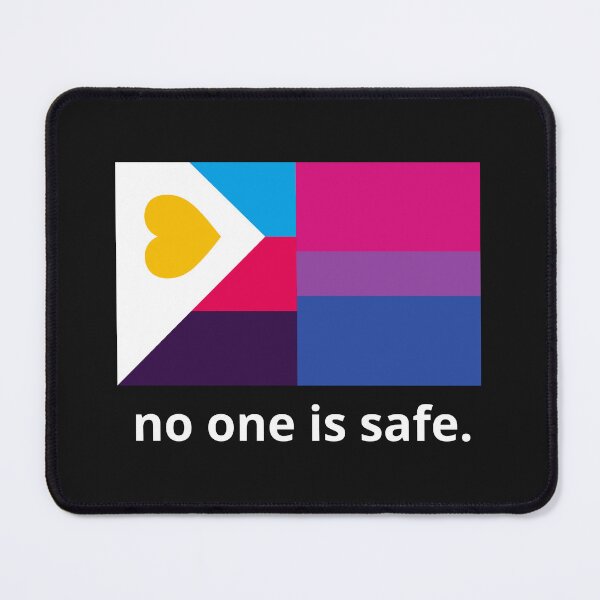 Item preview, No One Is Safe – Funny Polyamorous Bisexual designed and sold by Furia LGBTQ+ Accessories.