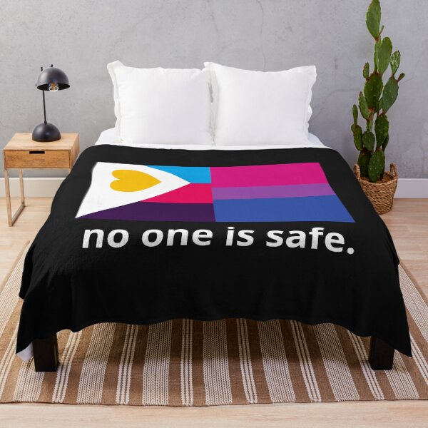 Item preview, No One Is Safe – Funny Polyamorous Bisexual designed and sold by Furia LGBTQ+ Accessories.