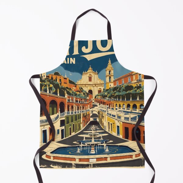 Item preview, Gijon Spain Vintage Travel Tourism designed and sold by TravelersGems.