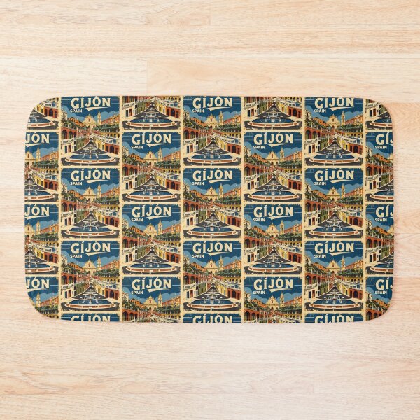 Item preview, Gijon Spain Vintage Travel Tourism designed and sold by TravelersGems.