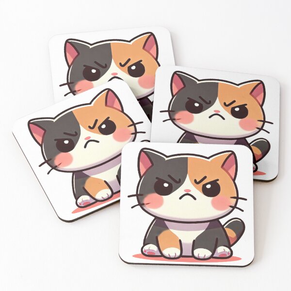 Item preview, Angry cat designed and sold by Vateira.