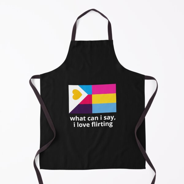 Item preview, I love flirting – Funny Polyamorous Pansexual designed and sold by Furia LGBTQ+ Accessories.