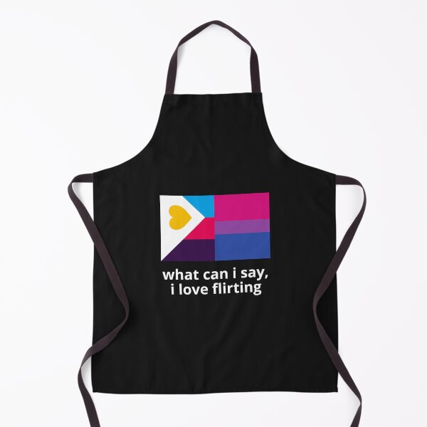 Item preview, I love flirting – Funny Polyamorous Bisexual designed and sold by Furia LGBTQ+ Accessories.