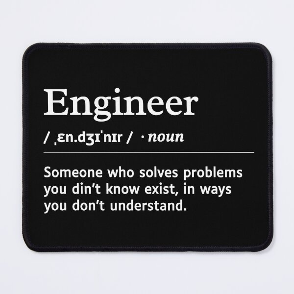 Item preview, Engineer Funny Urban Dictionary Meaning Gifts designed and sold by SpeakSarcasm.