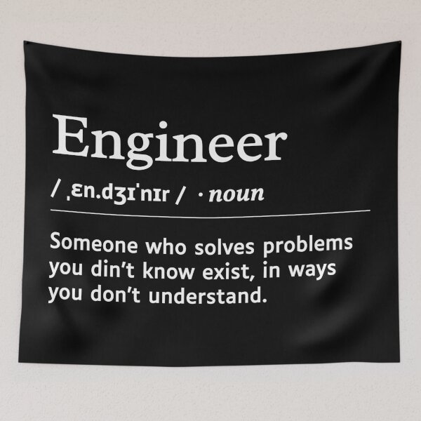 Item preview, Engineer Funny Urban Dictionary Meaning Gifts designed and sold by SpeakSarcasm.