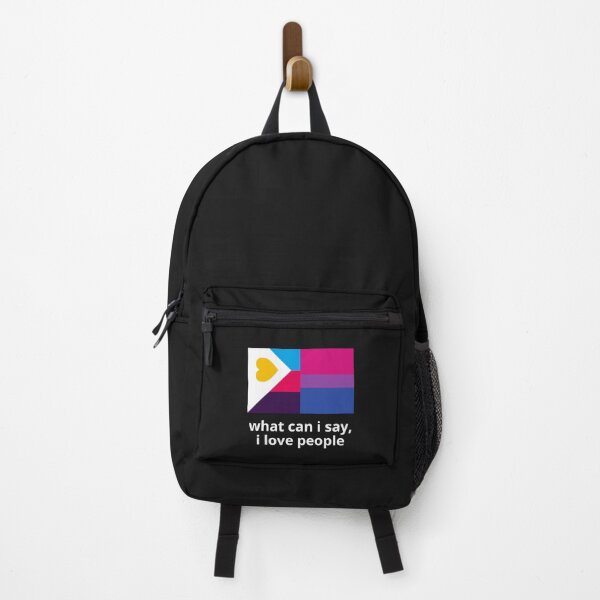 Item preview, I love people – Funny Polyamorous Bisexual designed and sold by Furia LGBTQ+ Accessories.