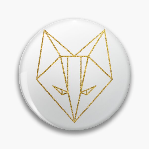 Item preview, Geometric Fox, Glitter Art, Abstract Fox, Origami Fox designed and sold by Spike The Punch Design Co..