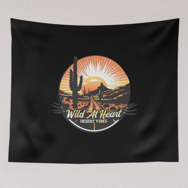 Item preview, Western Desert Vibes Cactus Sunset Art designed and sold by Aredbox.
