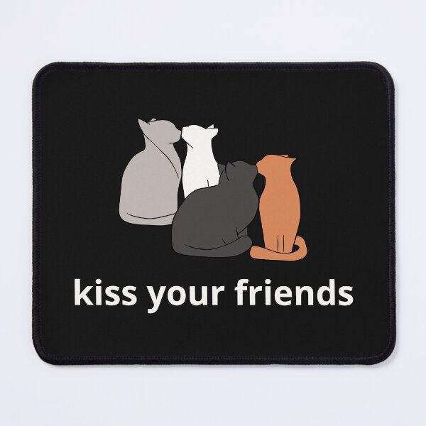 Item preview, Kiss Your Friends – Polyamory and Relationship Anarchy designed and sold by Furia LGBTQ+ Accessories.