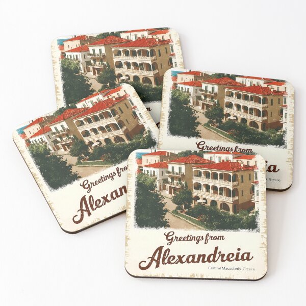 Item preview, Alexandreia Central Macedonia Greece Postcard Vintage Retro Travel Vintage designed and sold by TravelPostcardGems.