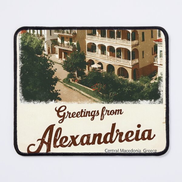 Item preview, Alexandreia Central Macedonia Greece Postcard Vintage Retro Travel Vintage designed and sold by TravelPostcardGems.