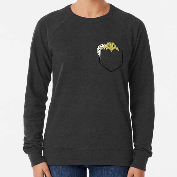 Leopard Gecko in Pocket Lightweight Sweatshirt