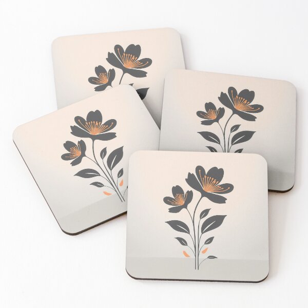 Item preview, A Minimalist Flower Silhouette design. designed and sold by HEMRO.