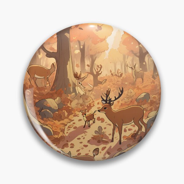 Item preview, Enchanted Fall Forest – Woodland Creatures and Autumn Magic designed and sold by Stefiivn.