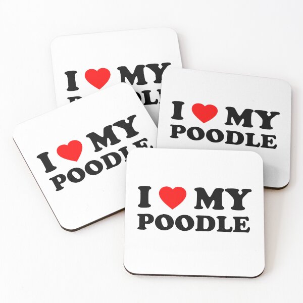 Item preview, I Love My Poodle Style NY Heart Dog Gift designed and sold by Guarddogdrive.