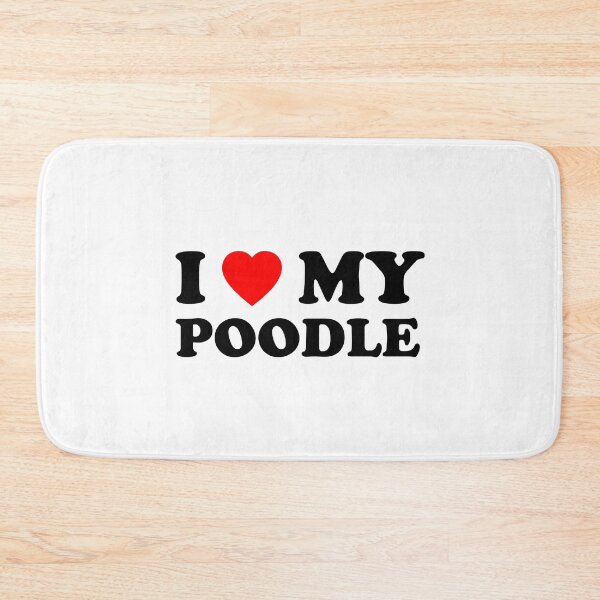 Item preview, I Love My Poodle Style NY Heart Dog Gift designed and sold by Guarddogdrive.