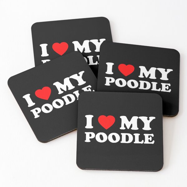 Item preview, I Love My Poodle Style NY Heart Dog Gift designed and sold by Guarddogdrive.