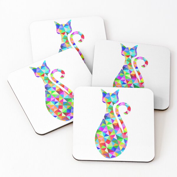 Item preview, Origami Cat, Sitting Cat, Colorful Cat designed and sold by Spike The Punch Design Co..