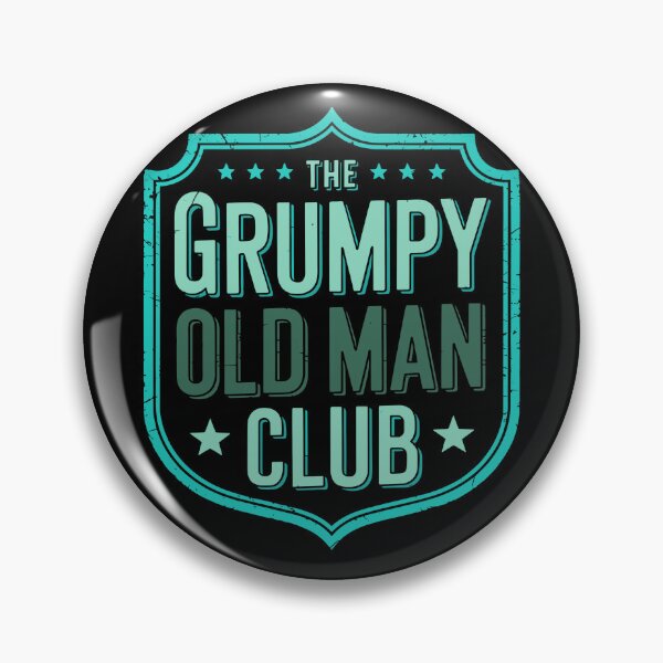 Item preview, The Grumpy Old Man Club, Vintage Style Funny Old Man Humor designed and sold by madtoyman.