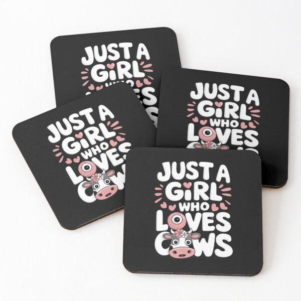 Item preview, Just a Girl Who Loves Cows - Cute Cow Lover Design designed and sold by love3617.