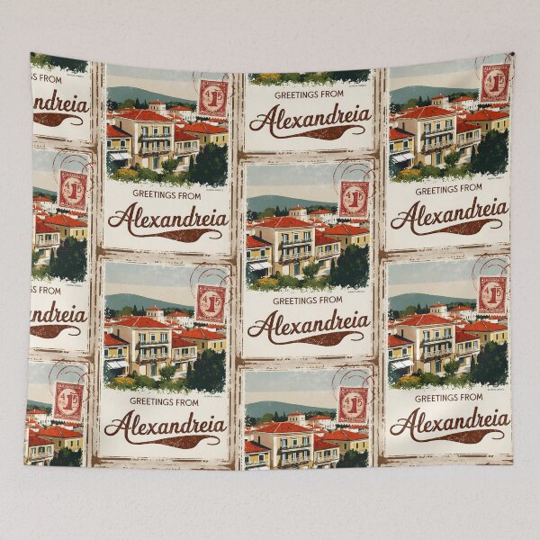 Item preview, Greetings from Alexandreia Central Macedonia Greece Postcard Vintage Retro Travel Vintage designed and sold by TravelPostcardGems.