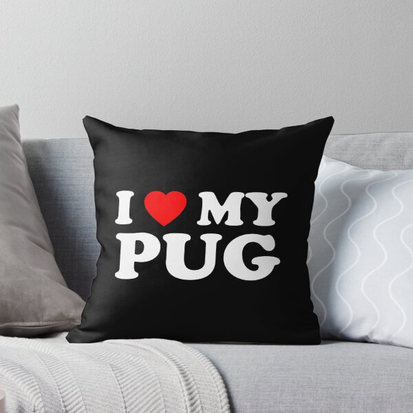Item preview, I Love My Pug Style NY Heart Dog Gift designed and sold by Guarddogdrive.