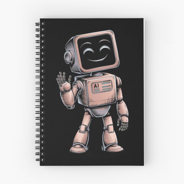 Item preview, Smiling AI Robot - Cute Friendly Tech Design designed and sold by love3617.