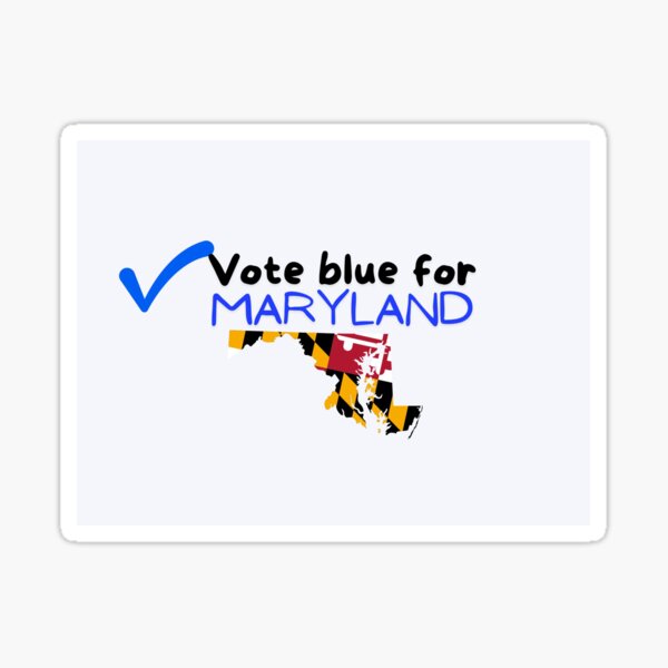 Item preview, Vote blue for Maryland designed and sold by therapymama.