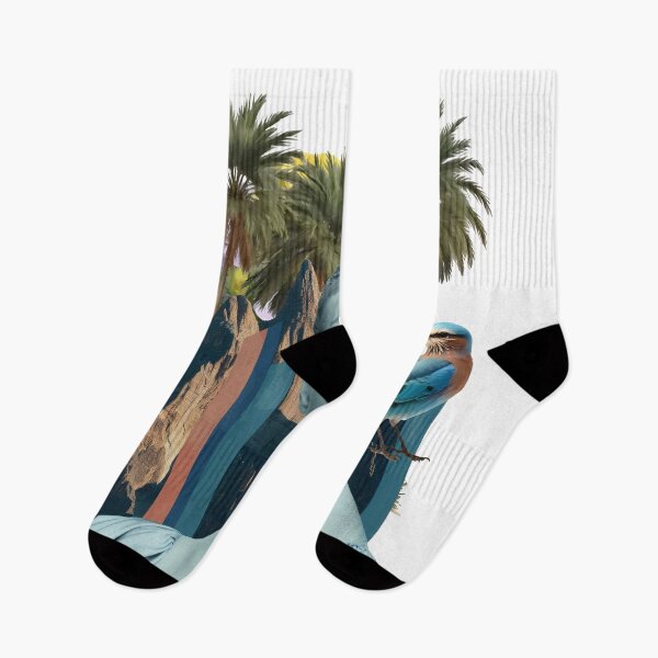 Item preview, Collage Wall Art T-shirt Design: Girl with Palm Trees designed and sold by ForeverPrintsOK.