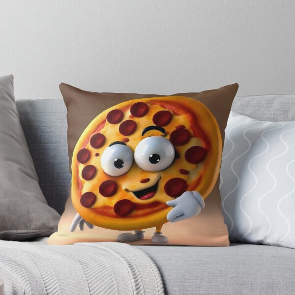 Item preview, Cute Cartoon Pizza Character Art designed and sold by ZetaDream.