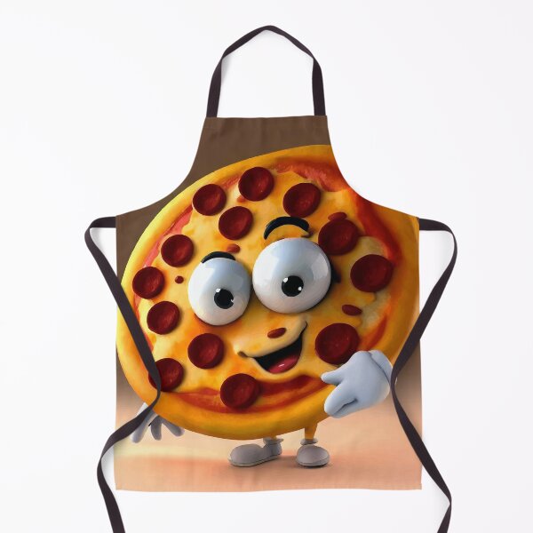 Item preview, Cute Cartoon Pizza Character Art designed and sold by ZetaDream.