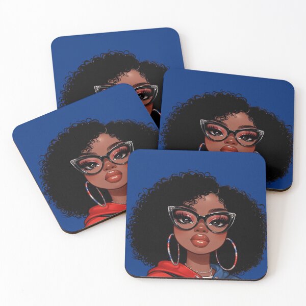 Item preview, RED, WHITE, BLUE & CURLY designed and sold by Goody-Girls.