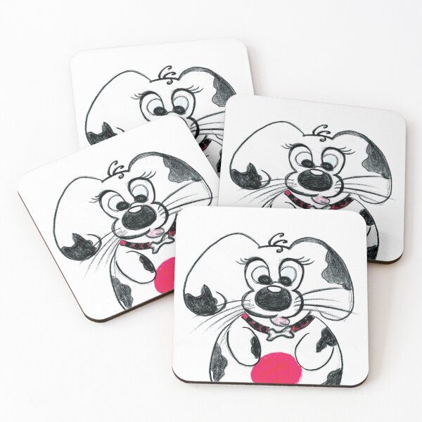 Item preview, Dog with red ball hand painted without AI designed and sold by PINTOXIA.