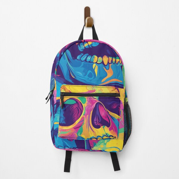 Item preview, Vibrant Skull Pattern: A Colorful Skull Showcase designed and sold by Soul-Sparks.