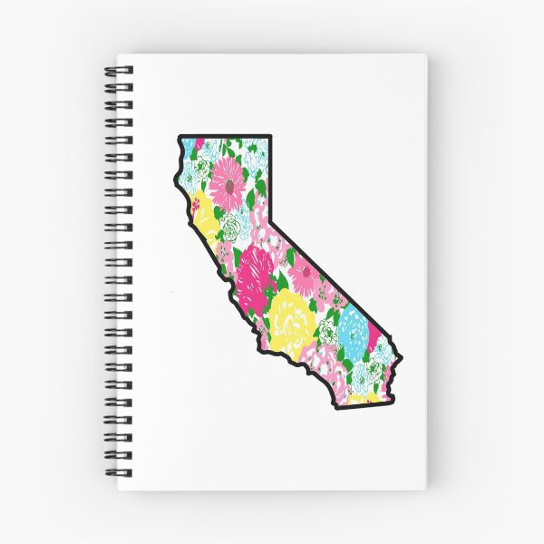 Item preview, California Floral State Outline  designed and sold by Morgan Turrentine.