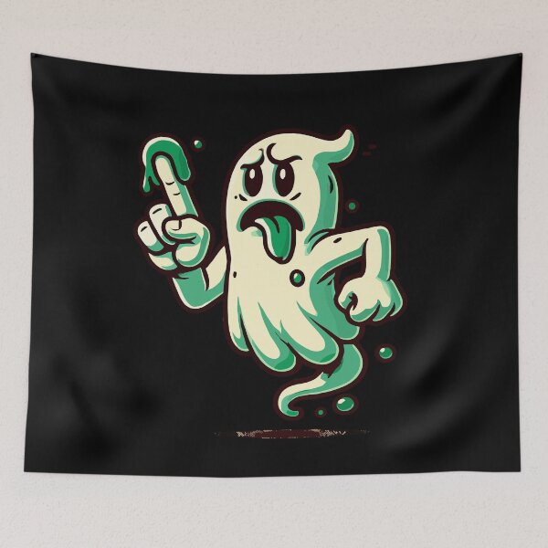 Item preview, Funny Booger Ghost Retro Cartoon Style Booger designed and sold by LuminOrb.