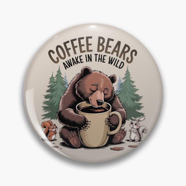 Item preview, Coffee Bears: Awake in the Wild designed and sold by Situstshirts.