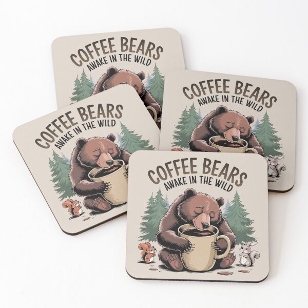 Item preview, Coffee Bears: Awake in the Wild designed and sold by Situstshirts.