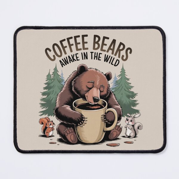 Item preview, Coffee Bears: Awake in the Wild designed and sold by Situstshirts.