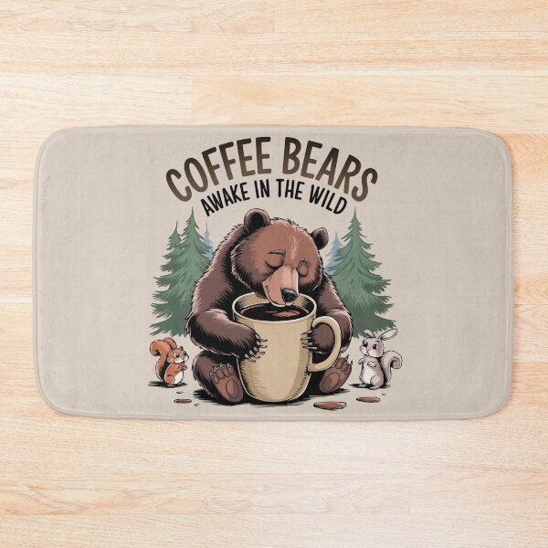 Item preview, Coffee Bears: Awake in the Wild designed and sold by Situstshirts.