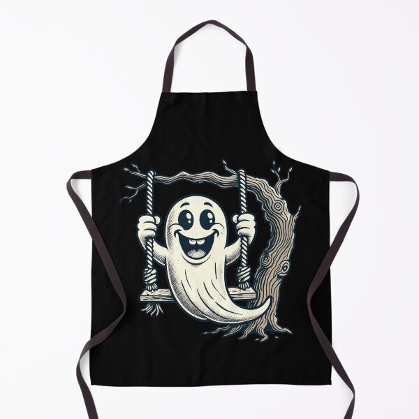 Item preview, Cute Swing Ghost Funny Halloween designed and sold by LuminOrb.