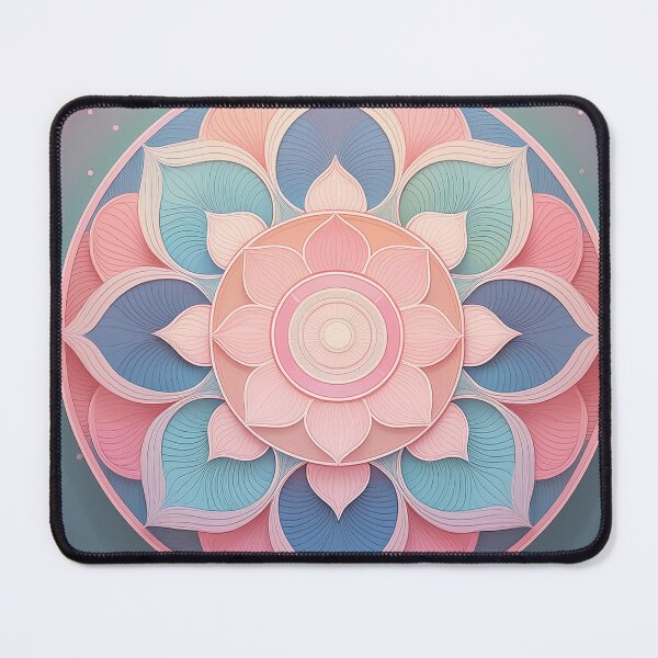 Item preview, An intricate pattern design with mandala-like circles in a rainbow of colors. designed and sold by HEMRO.