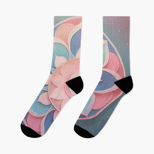 Item preview, An intricate pattern design with mandala-like circles in a rainbow of colors. designed and sold by HEMRO.